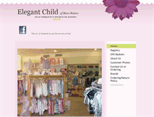 Tablet Screenshot of elegantchildboca.com